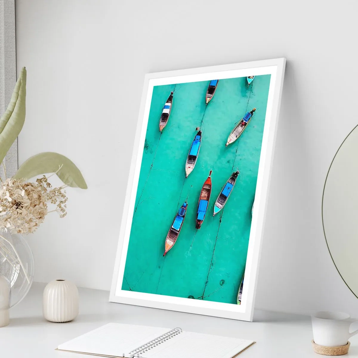 Plagát v bielom ráme - V radostnom očakávaní - 70x100 cm