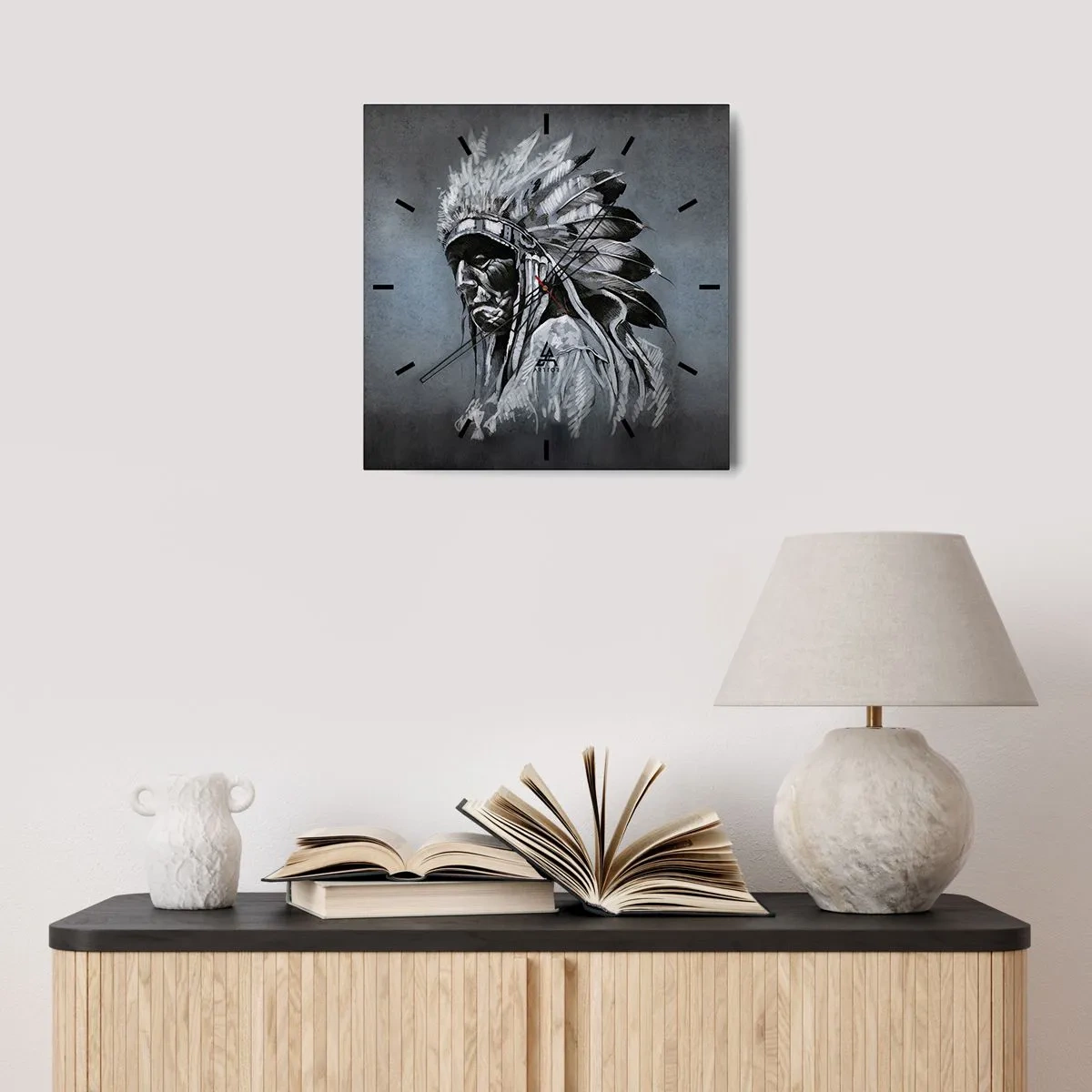 Nástenné hodiny - Návrat k základom - 40x40 cm