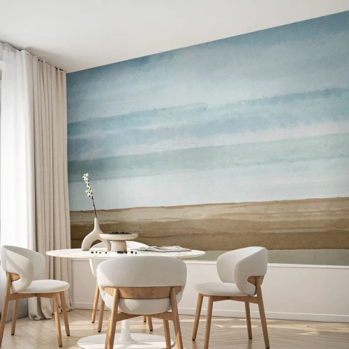 Fototapeta Premium Canvas - Utešenie - Abstrakcia, pobrežie, Pláž - 350x256 cm