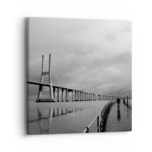 Obraz na plátne - Každému, čo mu patrí - 40x40 cm