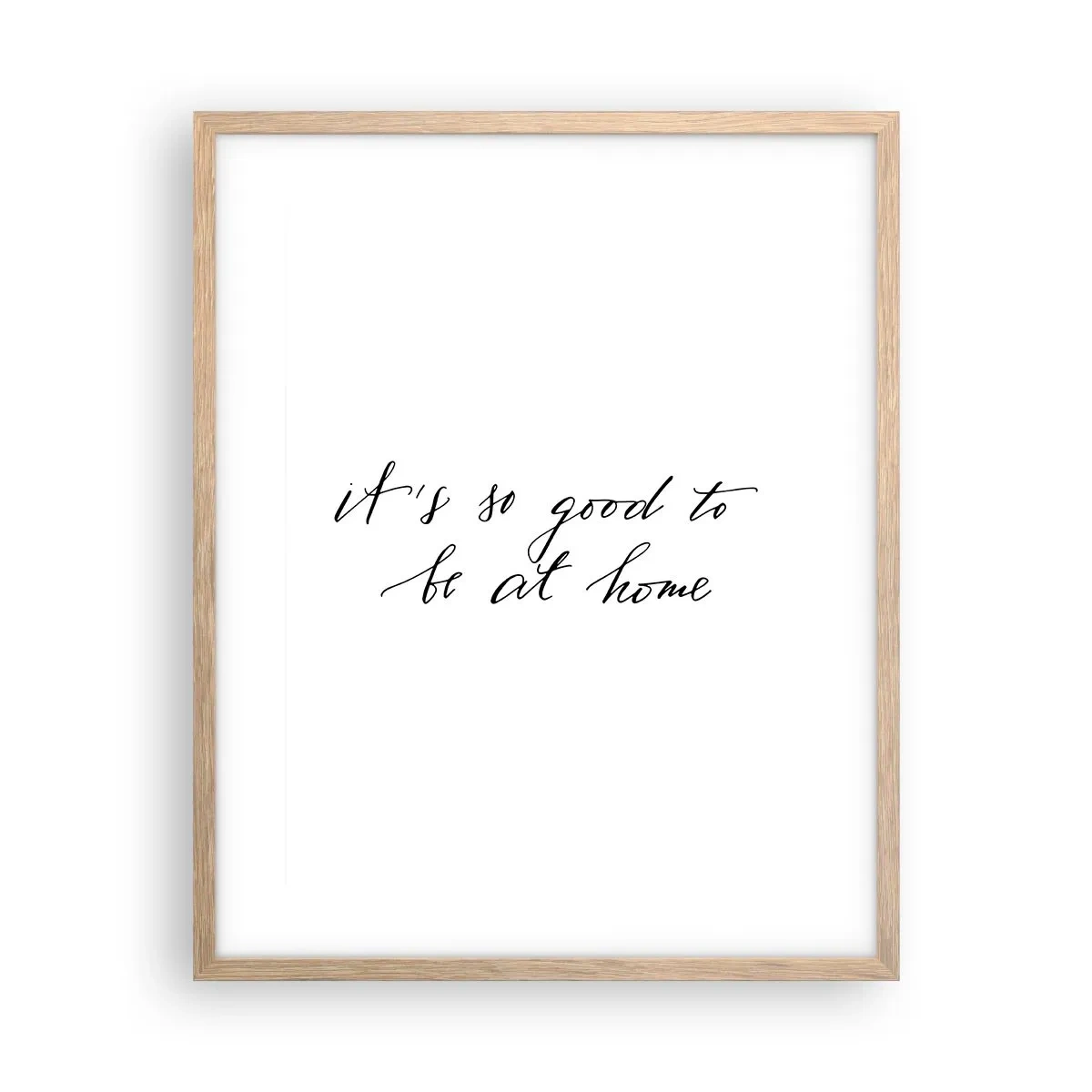 Plagát v ráme zo svetlého duba - Celá pravda - 40x50 cm