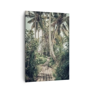 Obraz na plátne - Palmový bulvár - 70x100 cm