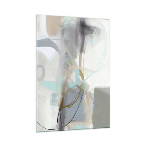 Obraz na skle - Hmlistá abstrakcia - 50x70 cm