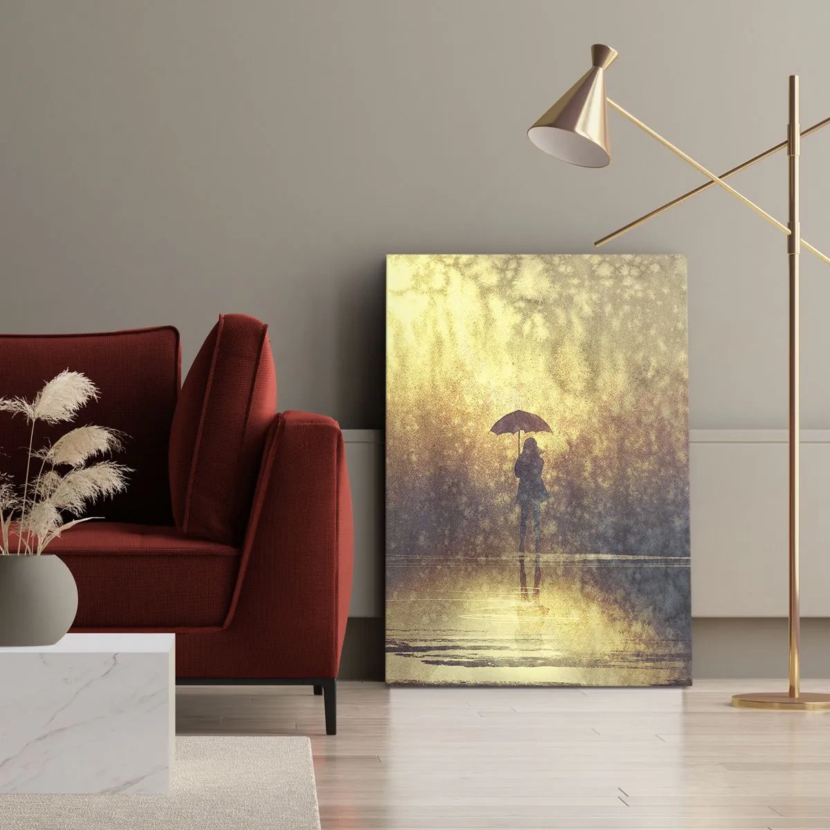 Obraz na plátne - Cítim, že sa na mňa niekto pozerá - 50x70 cm