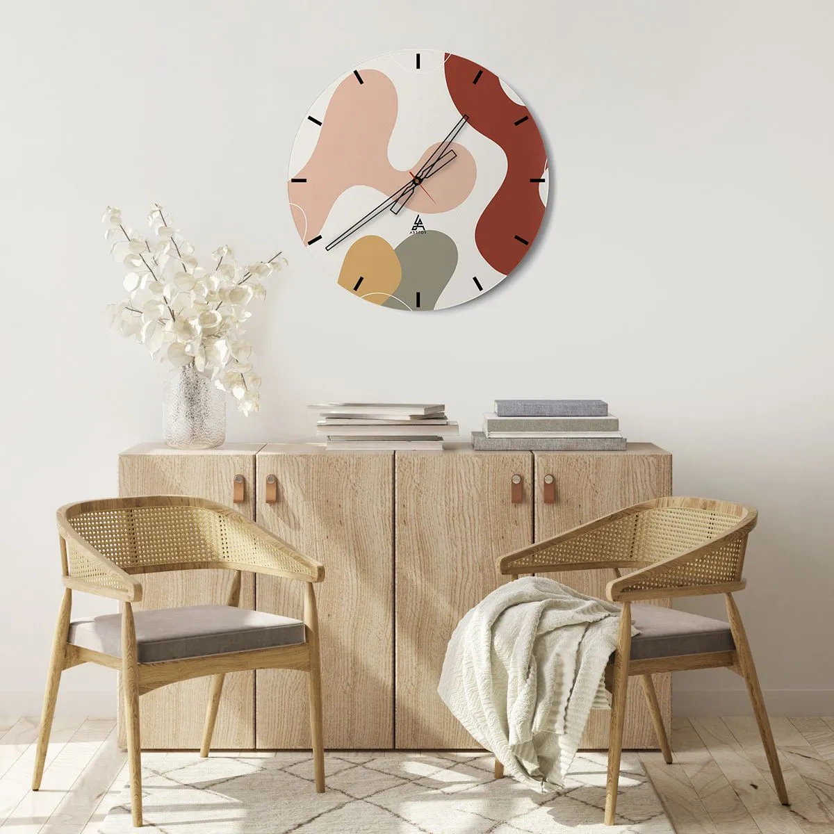 Nástenné hodiny - Klikiháky - 40x40 cm