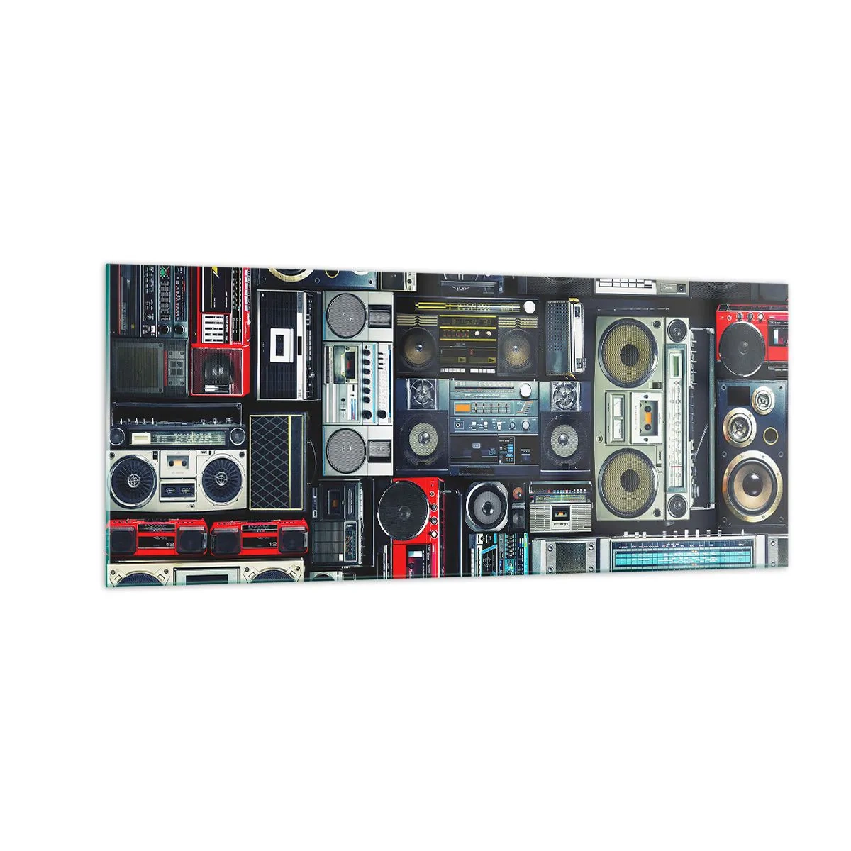 Obraz na skle - Túžba po 80. rokoch - 100x40 cm