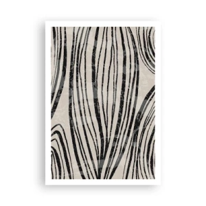 Plagát - Močiar s líniami - 70x100 cm