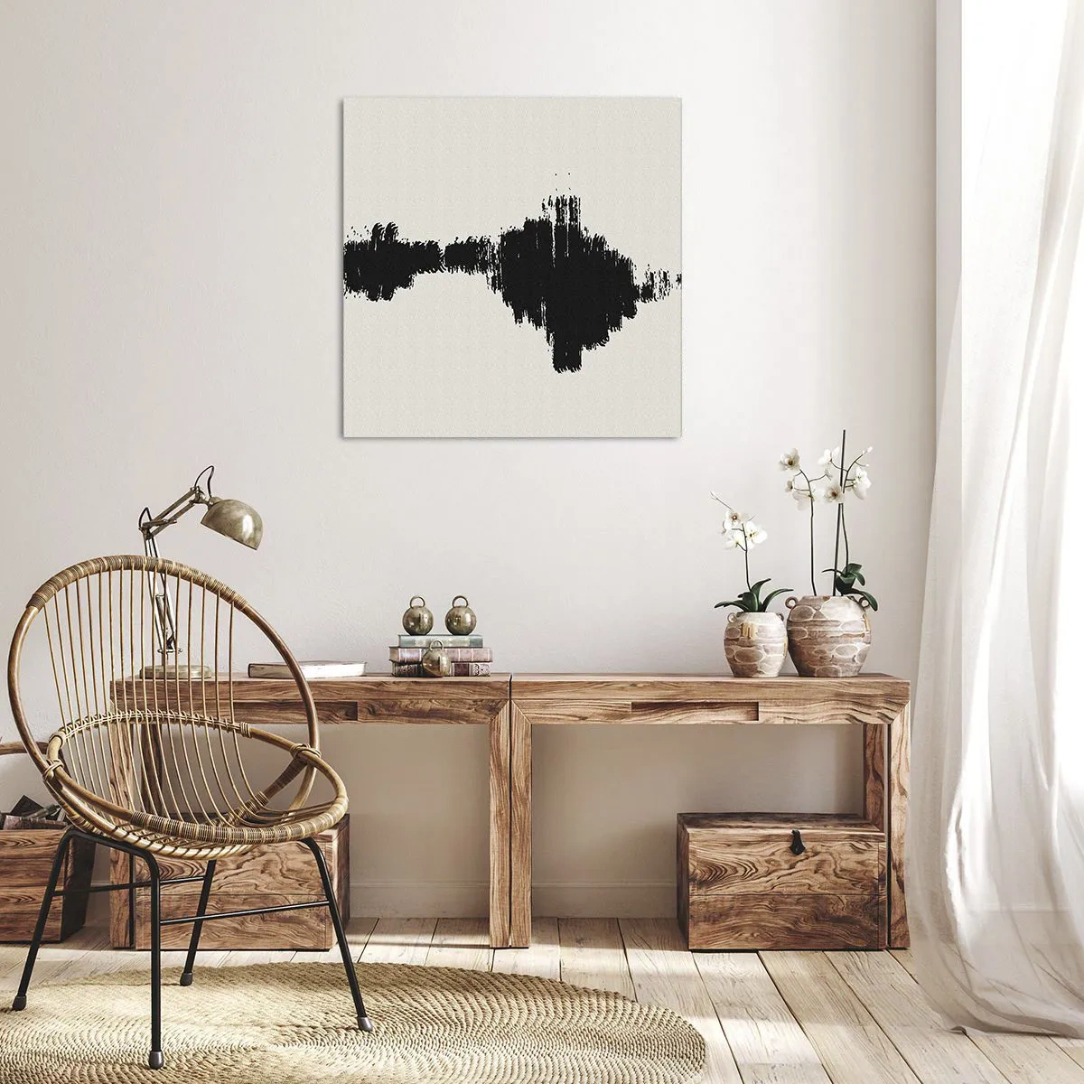 Obraz na plátne - Vibrácie predstavivosti - 70x70 cm