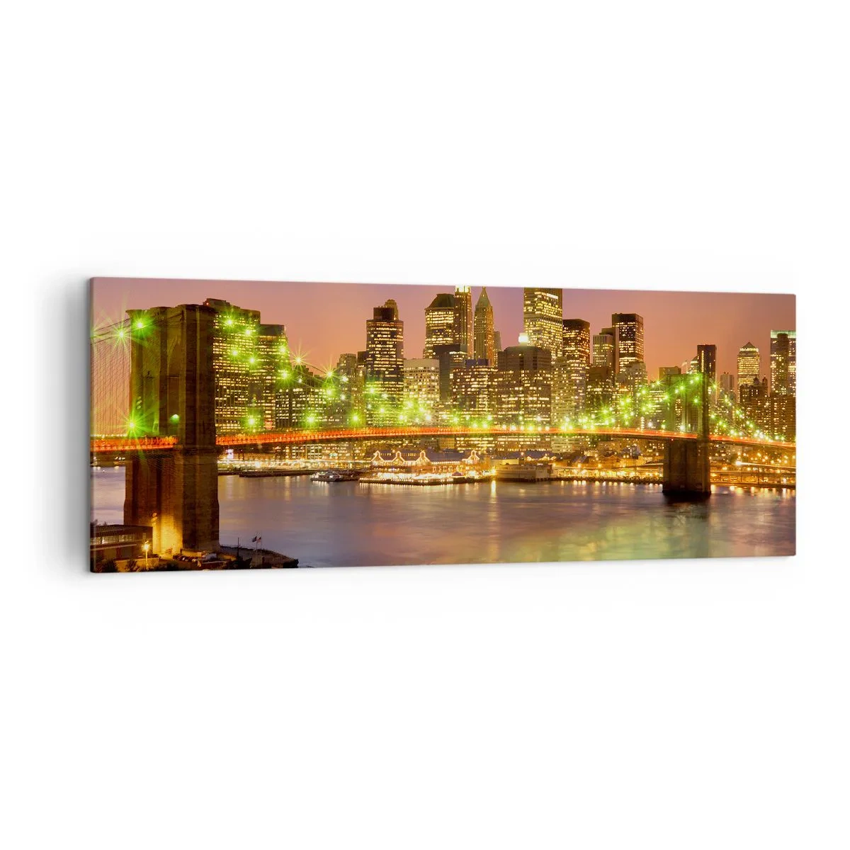 Obraz na plátne - Tu svetlo nikdy nezhasne - 140x50 cm