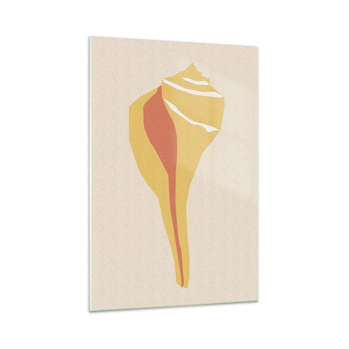 Obraz na skle - Organická abstrakcia – rast - 70x100 cm