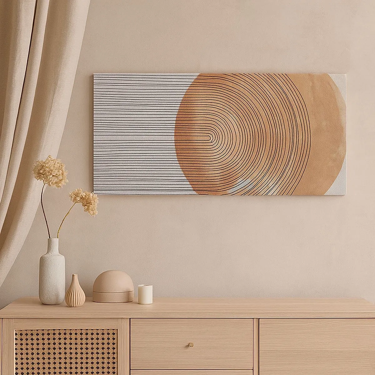 Obraz na plátne - Slnečná kompozícia - 100x40 cm