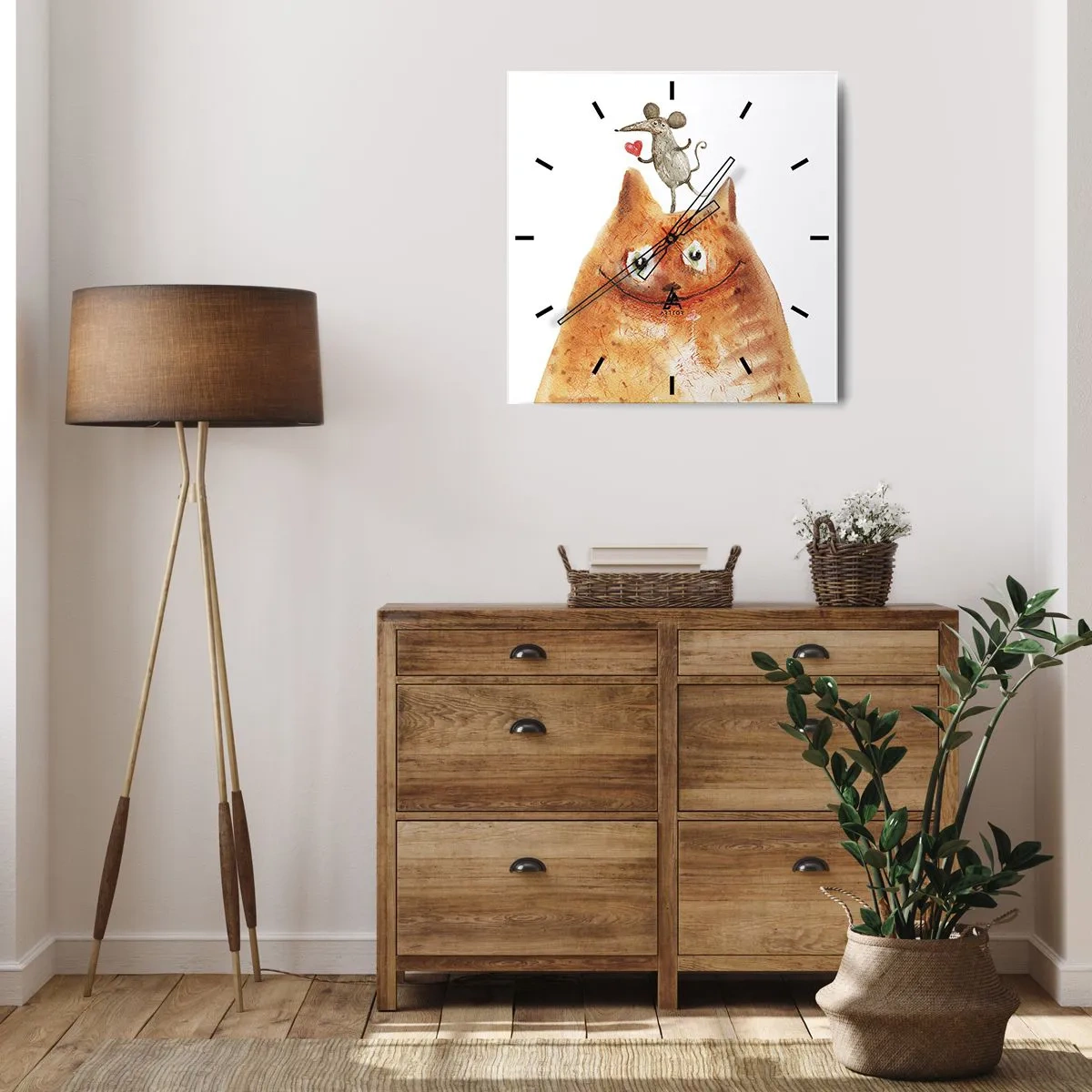 Nástenné hodiny - Paradoxy lásky - 40x40 cm