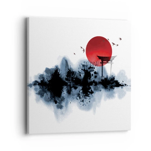 Obraz na plátne - Japonský pohľad - 40x40 cm