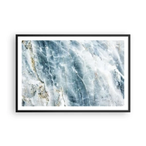 Plagát v čiernom ráme - Ľadový svet - 91x61 cm