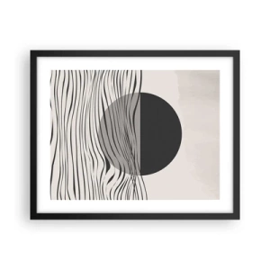 Plagát v čiernom ráme - Polovičná kompozícia - 50x40 cm
