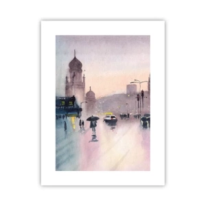 Plagát - V daždivom opare - 30x40 cm