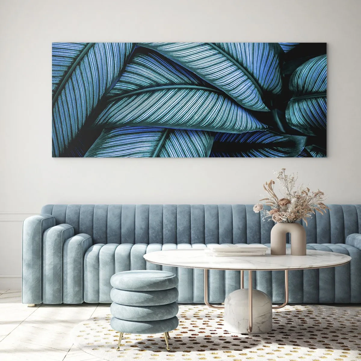 Obraz na skle - Čiary života - 100x40 cm