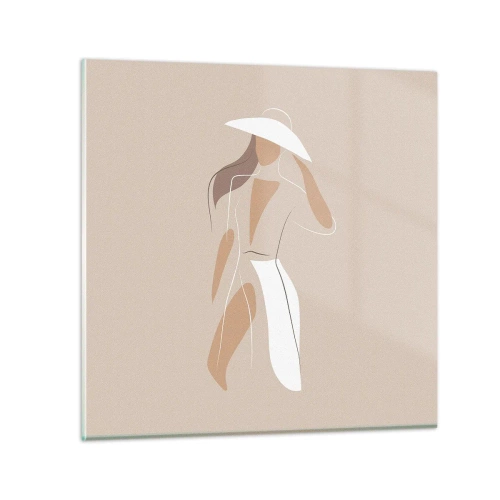 Obraz na skle - Móda je zábava - 50x50 cm