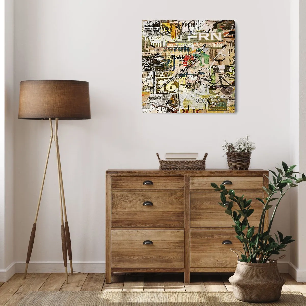 Nástenné hodiny - Och, deje sa to... - 40x40 cm