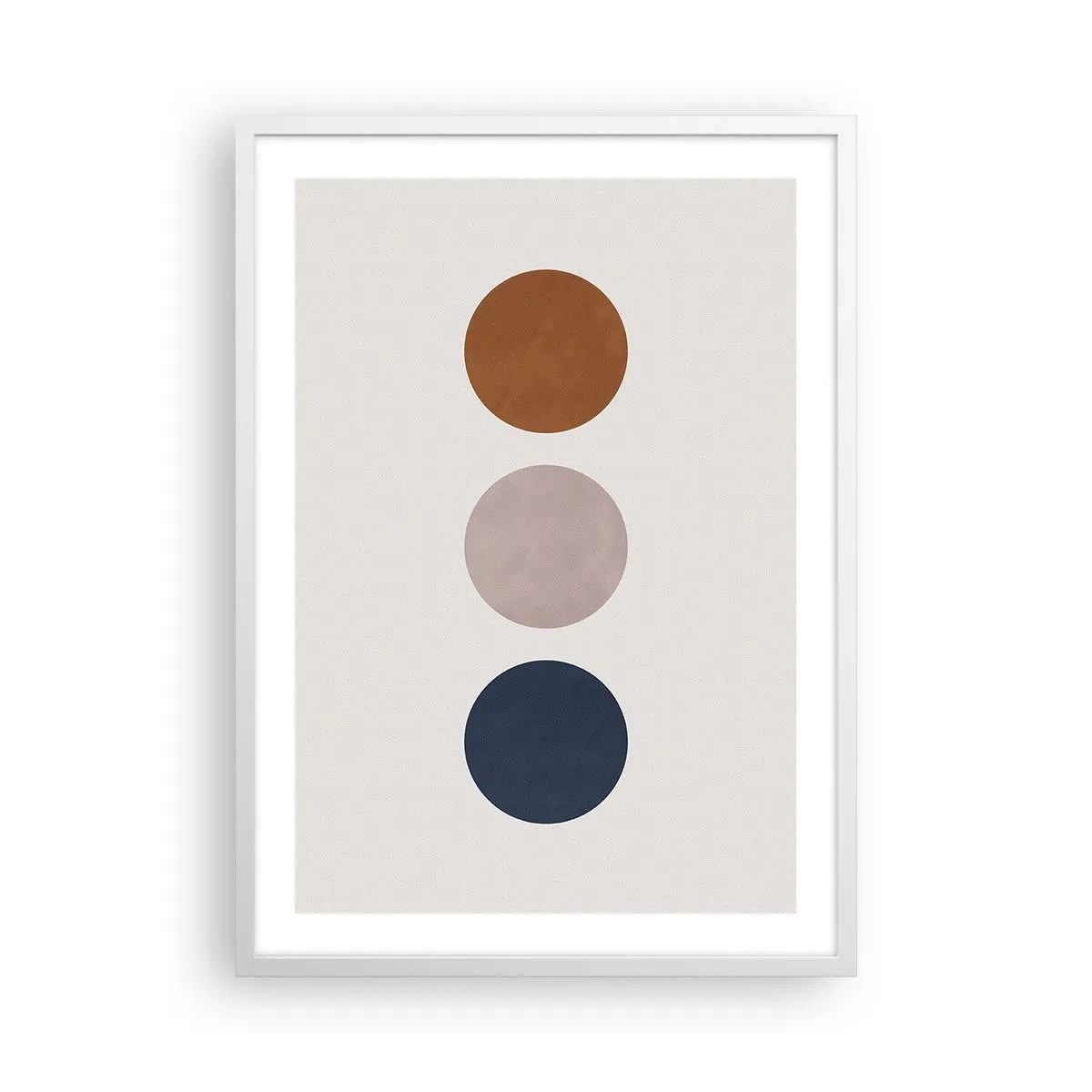 Plagát v bielom ráme - Symbol dokonalosti - 50x70 cm