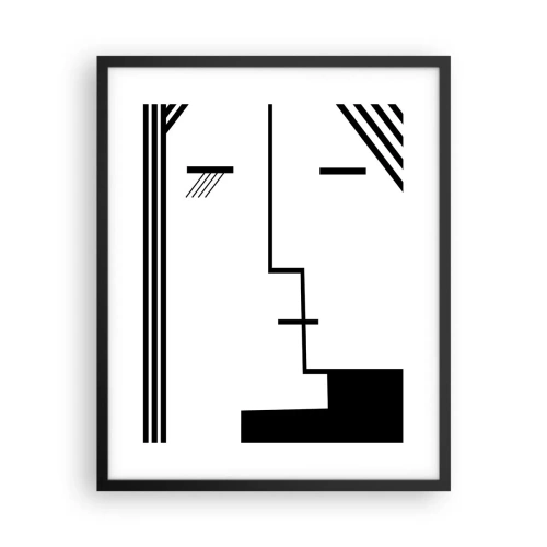 Plagát v čiernom ráme - Proste bozk - 40x50 cm