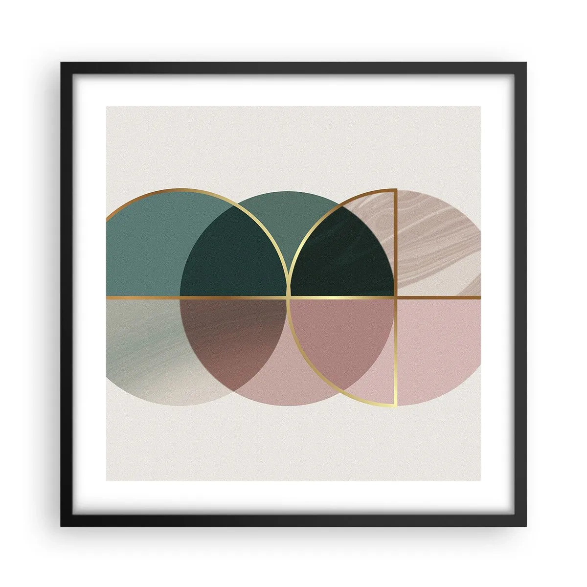 Plagát v čiernom ráme - Kolesá… - 50x50 cm