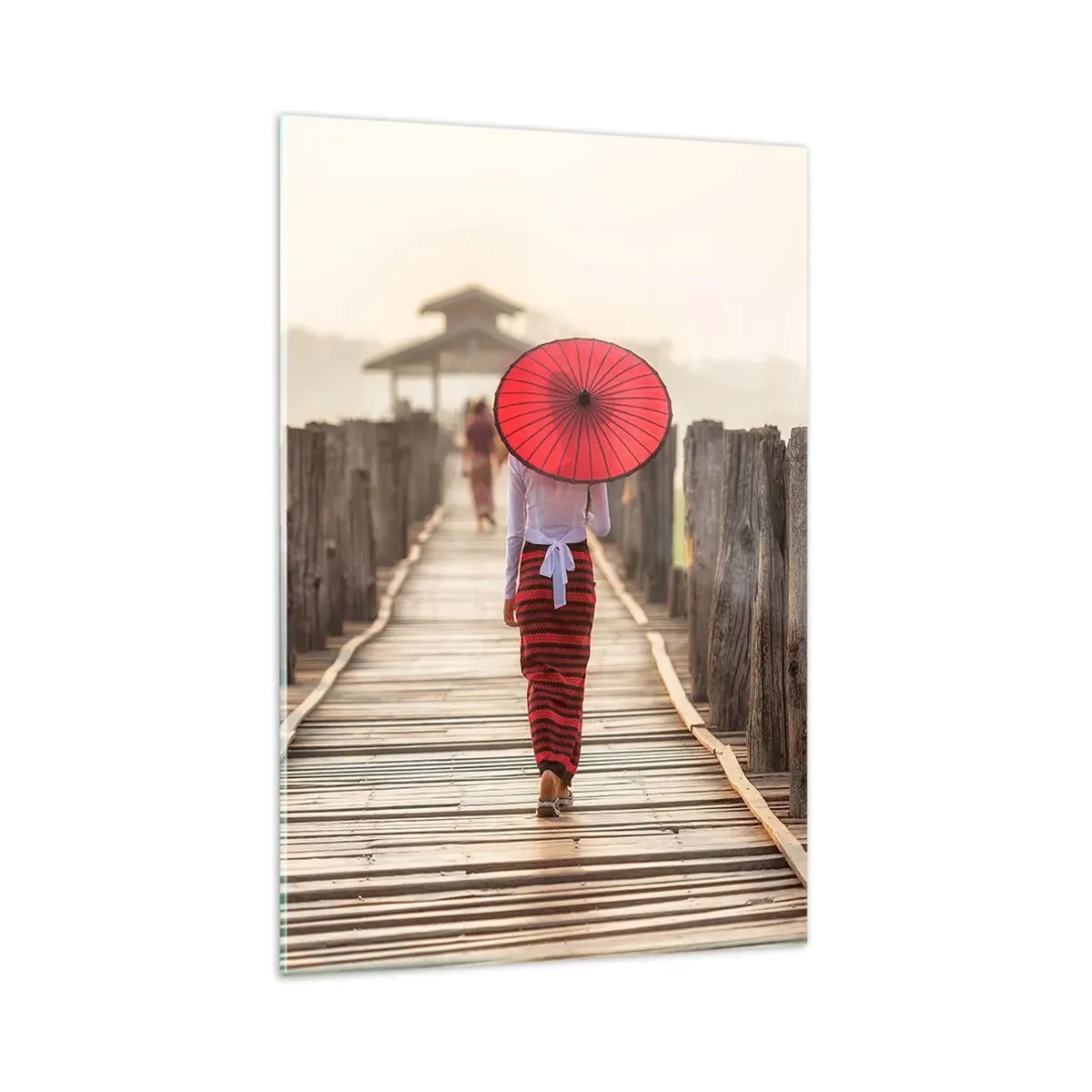 Obraz na skle - Na starom moste - 80x120 cm