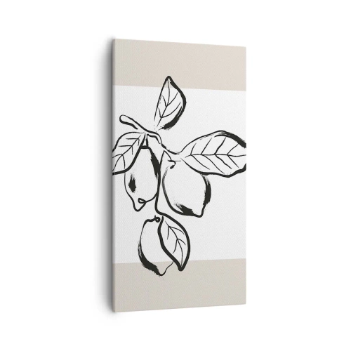 Obraz na plátne - Kde citrón dozrieva… - 55x100 cm