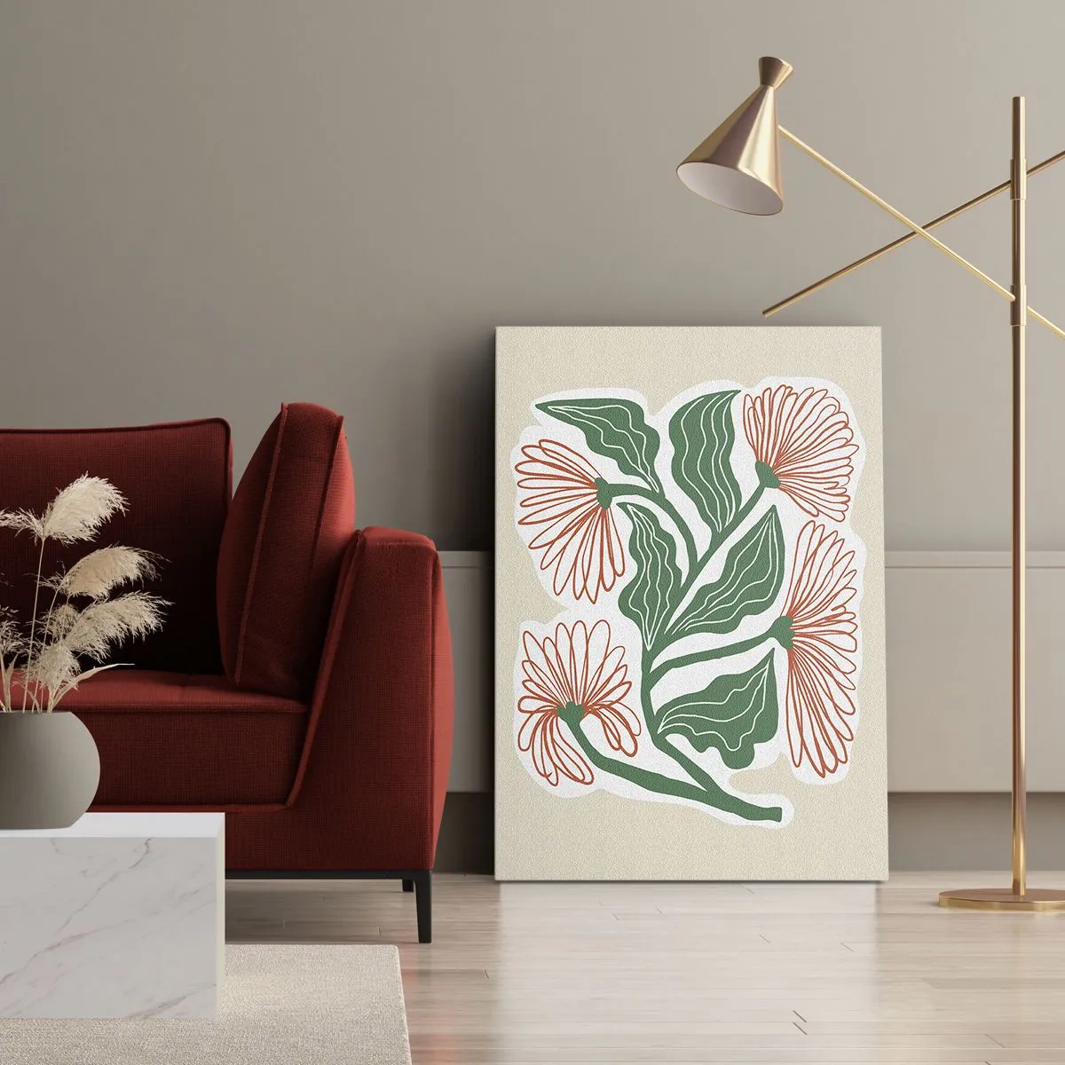 Obraz na plátne - Ľudové aj moderné - 50x70 cm