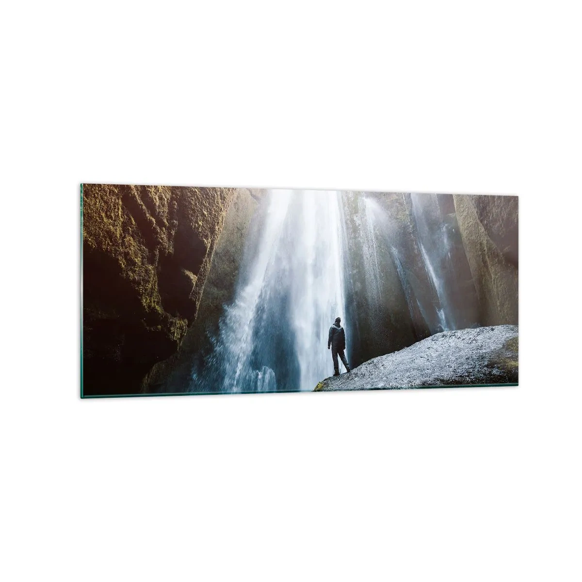 Obraz na skle - Obnovenie proporcie - 120x50 cm