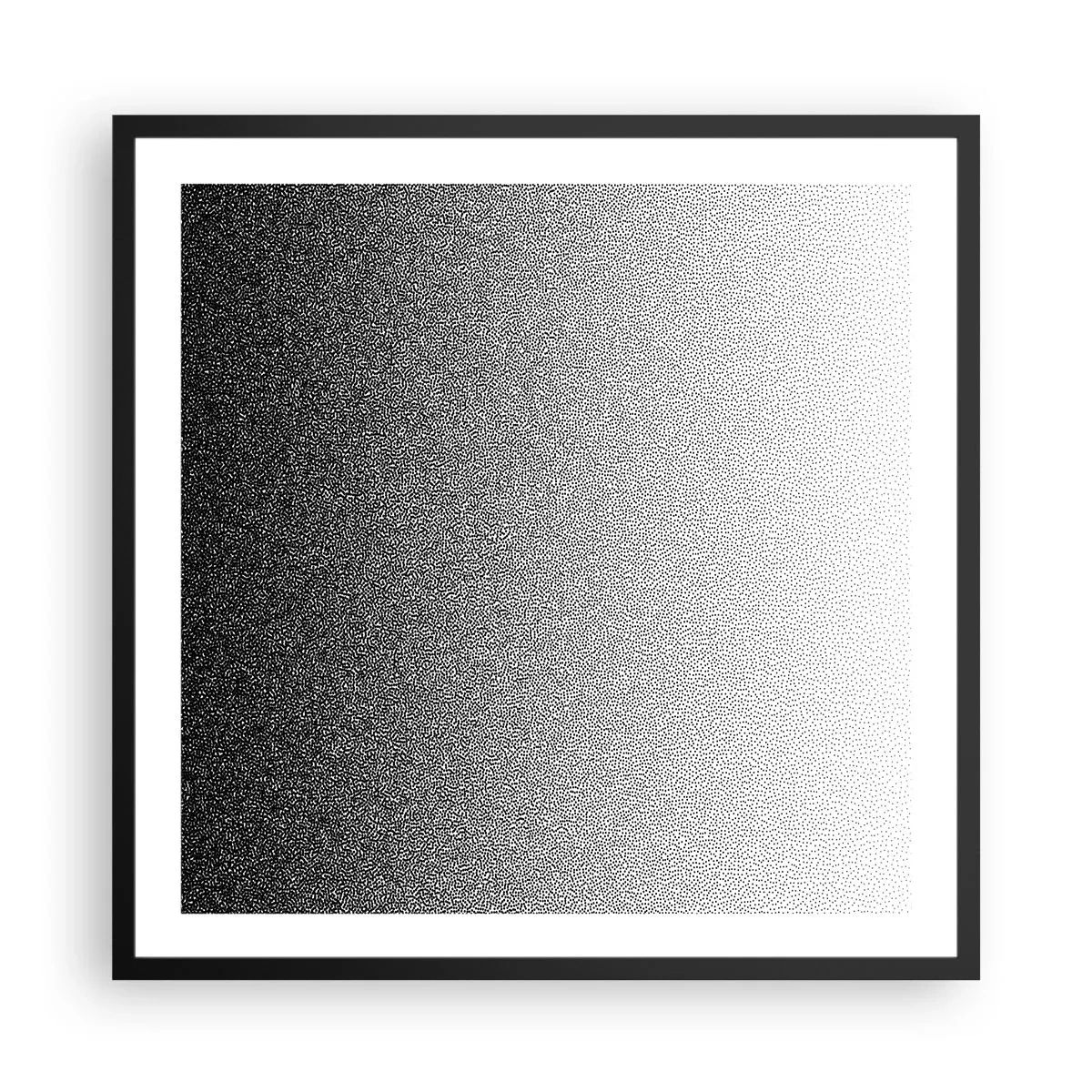 Plagát v čiernom ráme - Smerom ku svetlu - 60x60 cm