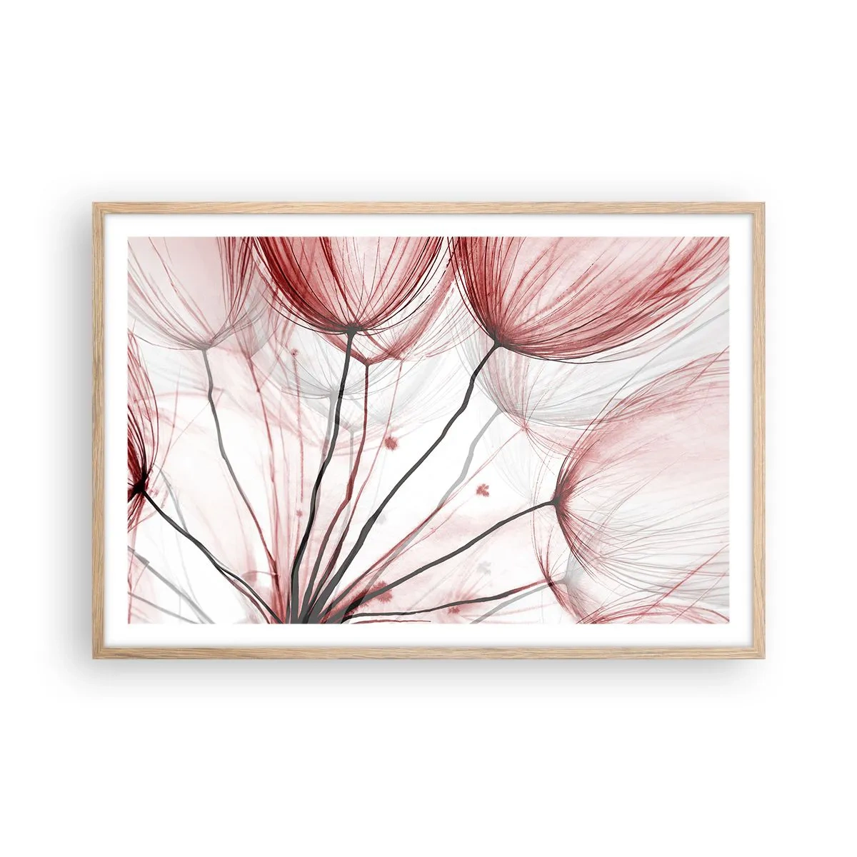 Plagát v ráme zo svetlého duba - Pred odletom - 91x61 cm