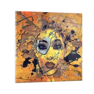 Obraz na skle - Slnečná krása - 70x70 cm