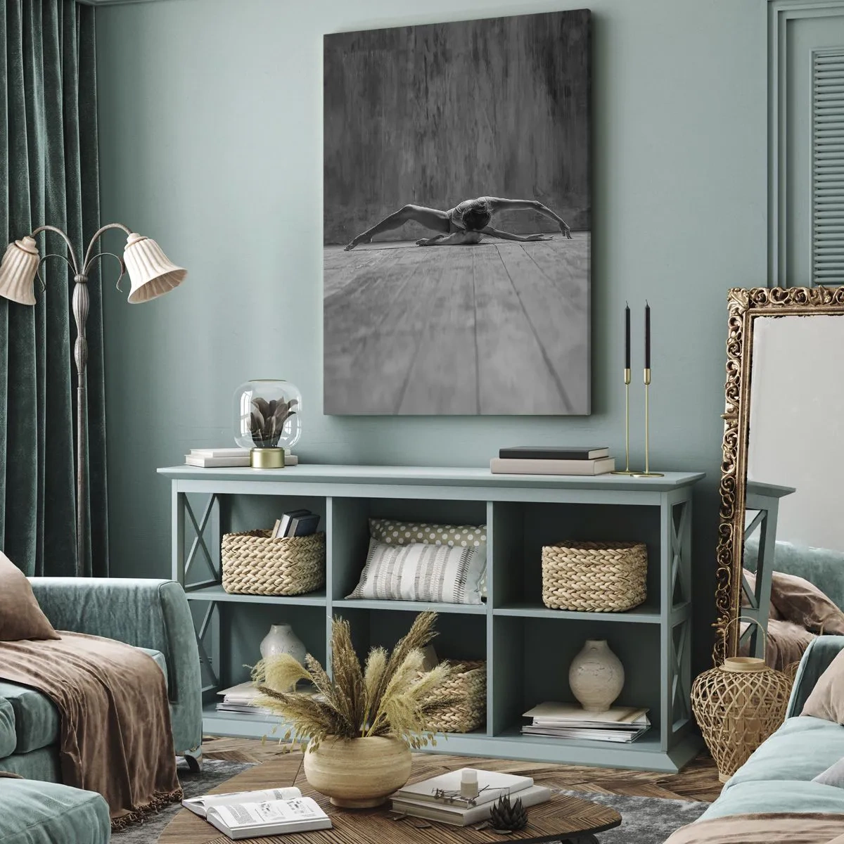 Obraz na plátne - Nájdená symetria - 50x70 cm