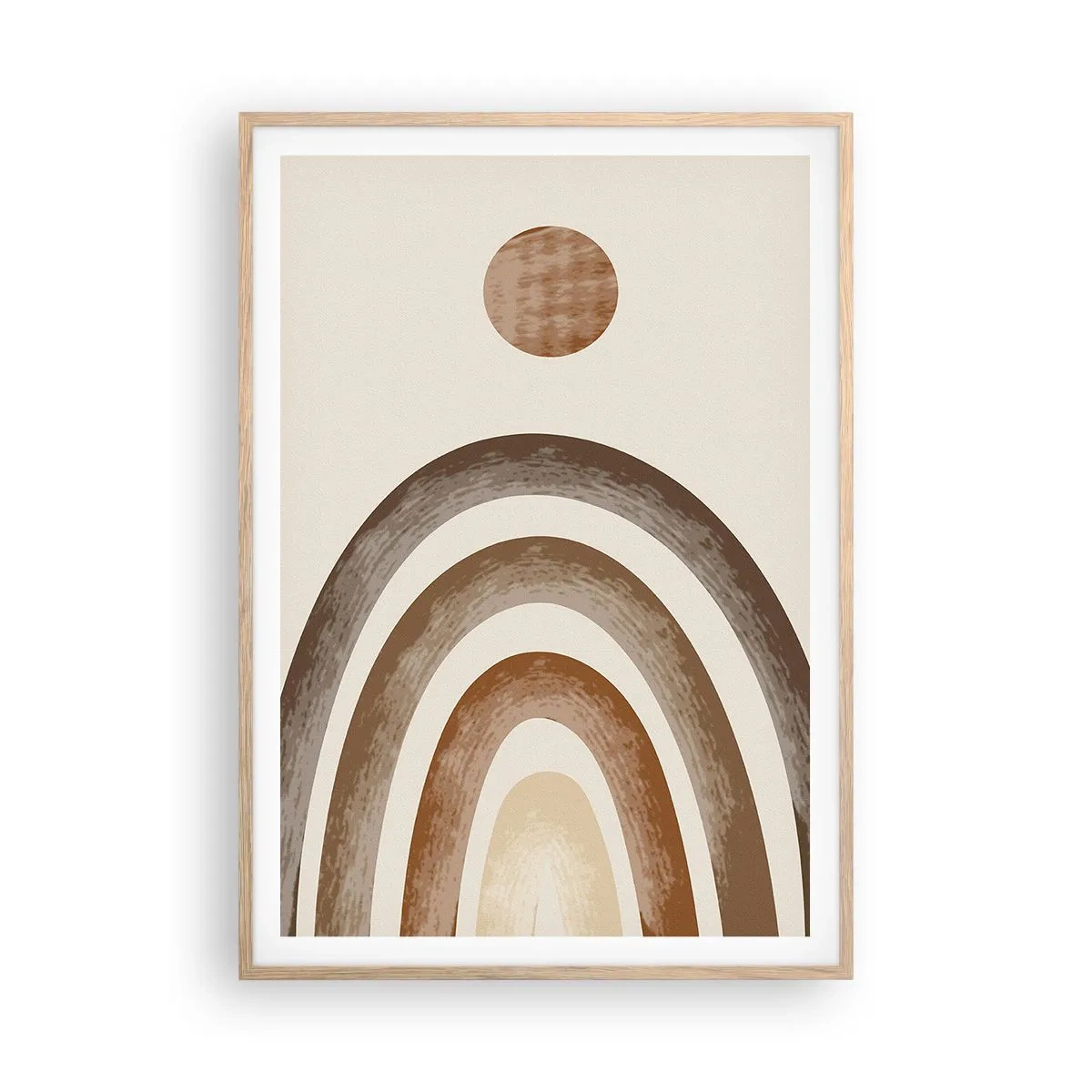 Plagát v ráme zo svetlého duba - V ďalekej galaxii - 70x100 cm