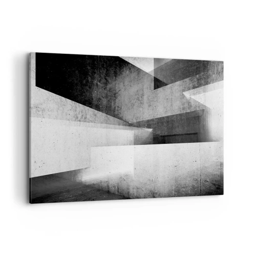 Obraz na plátne - Štruktúra priestoru - 100x70 cm