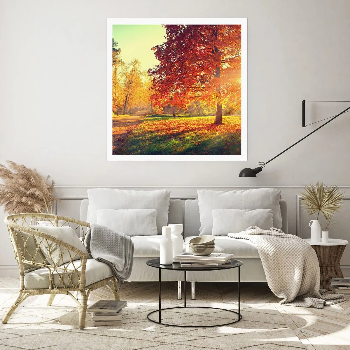 Plagát - Červené je krásne - 40x40 cm
