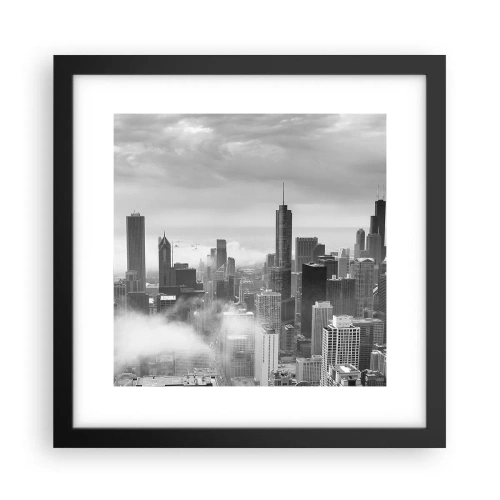 Plagát v čiernom ráme - Americká krajina - 30x30 cm