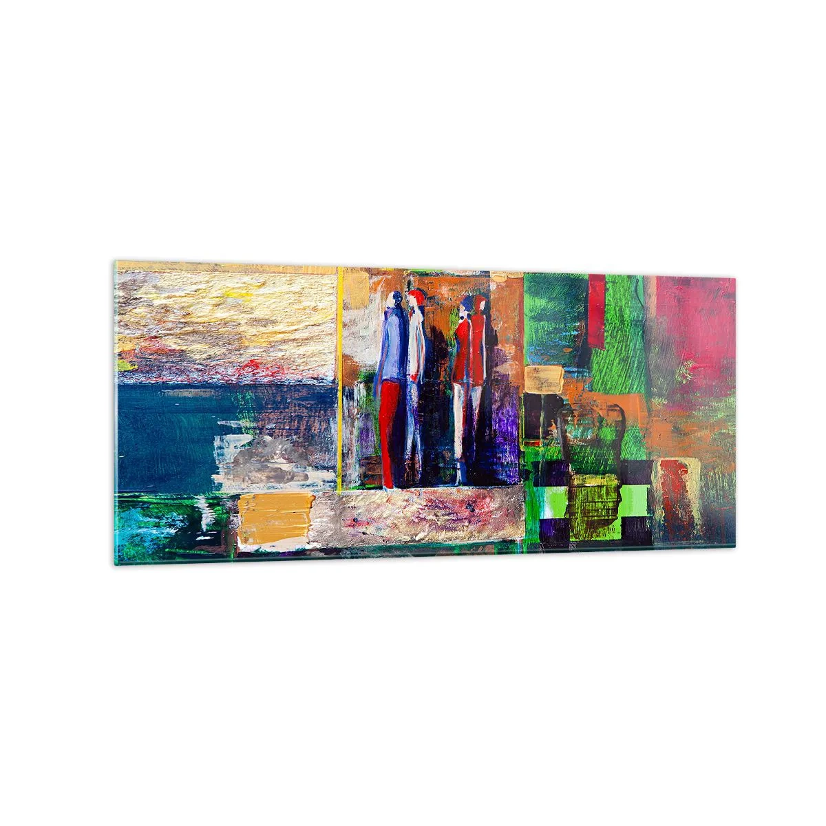 Obraz na skle - Vzťahy a emócie - 120x50 cm
