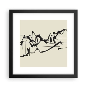 Plagát v čiernom ráme - Možná krajina - 30x30 cm