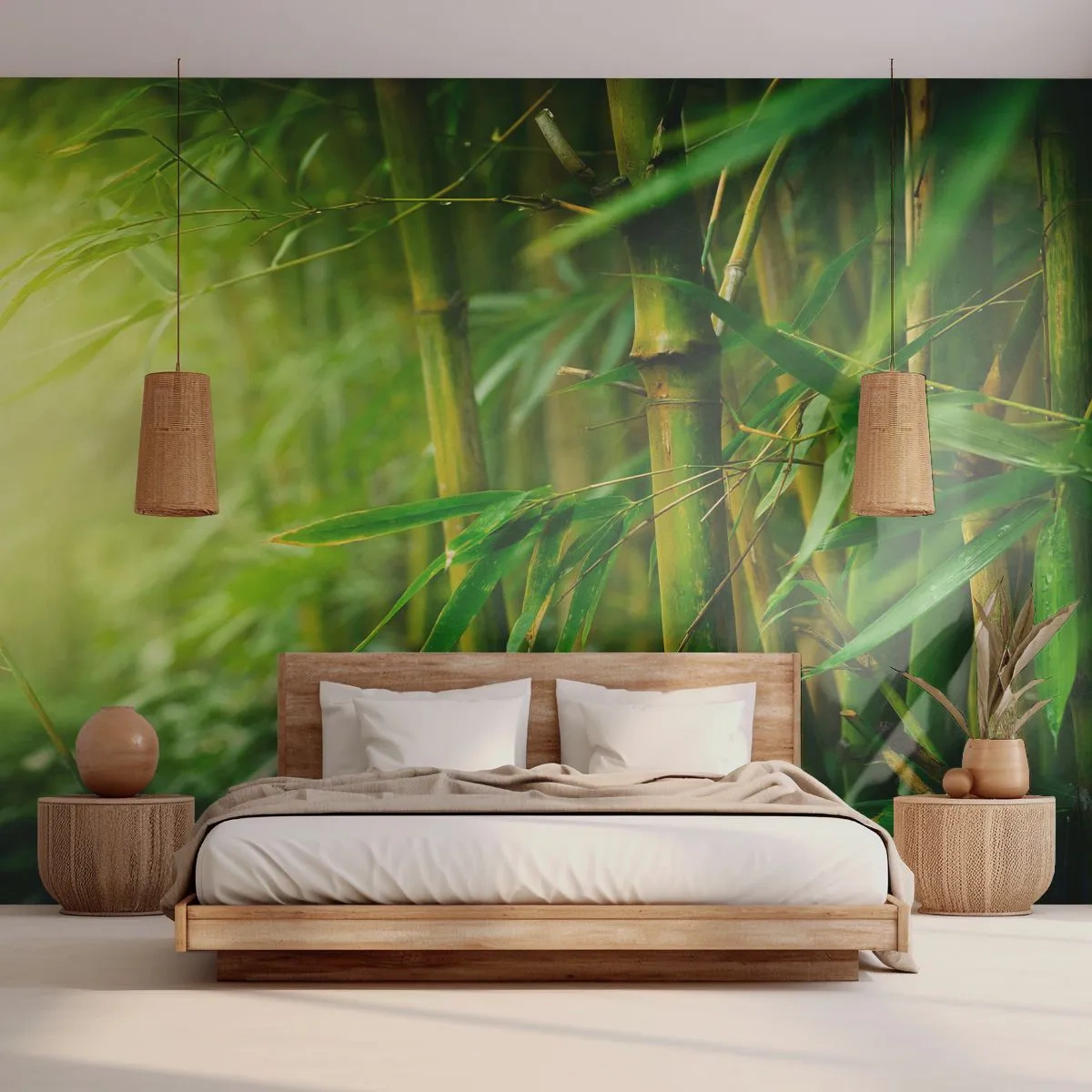 Fototapeta Standard Eco - Poznať samotnú zeleň - Rastlina, Bambus, Džungle - 400x280 cm
