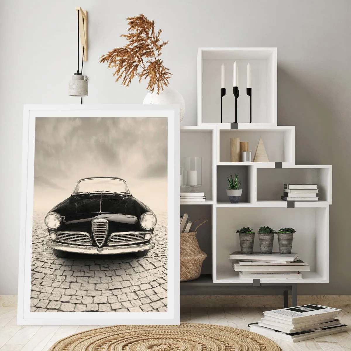 Plagát v bielom ráme - Ako ma nemilovať? - 70x100 cm