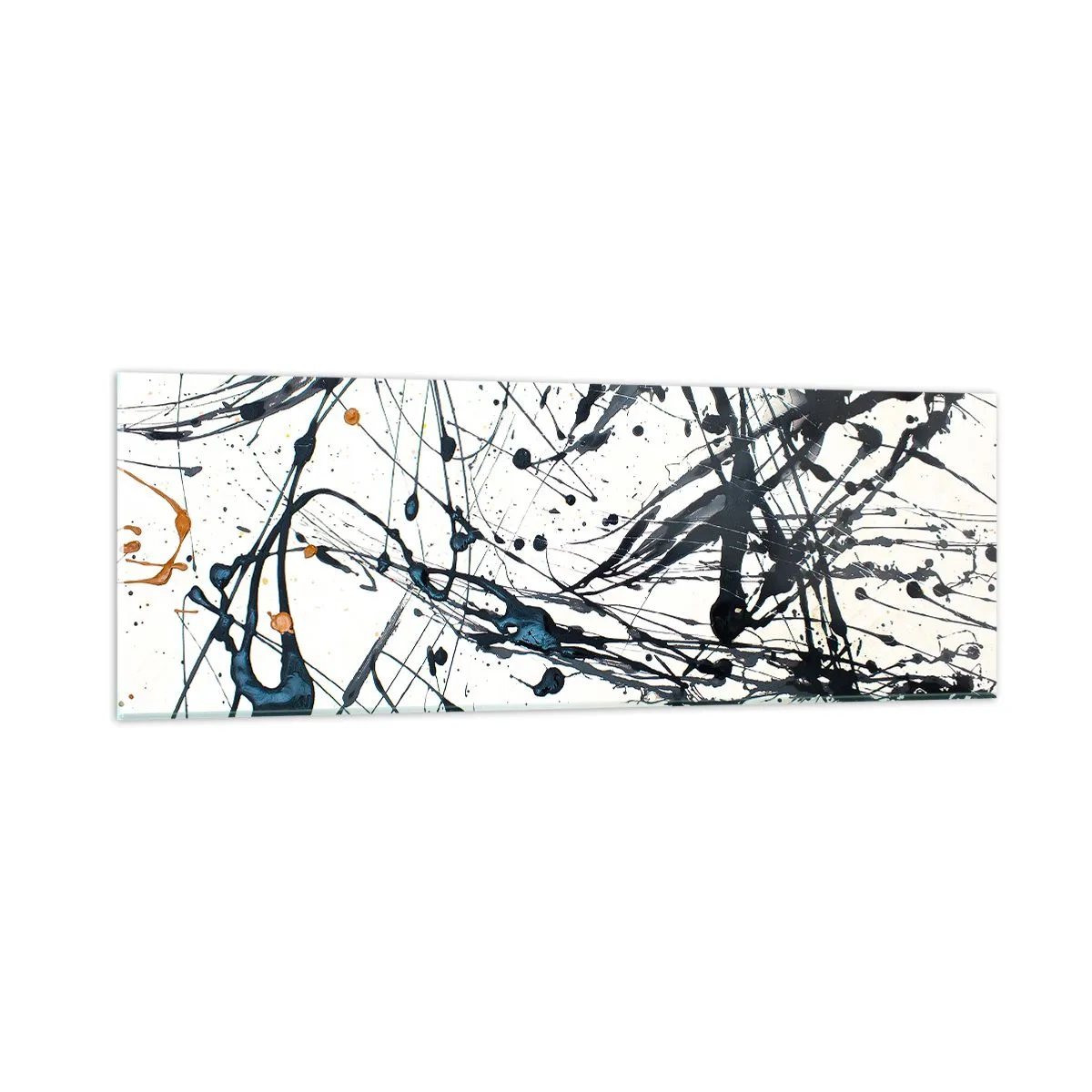 Obraz na skle - So zmyslom alebo bez zmyslu? - 90x30 cm