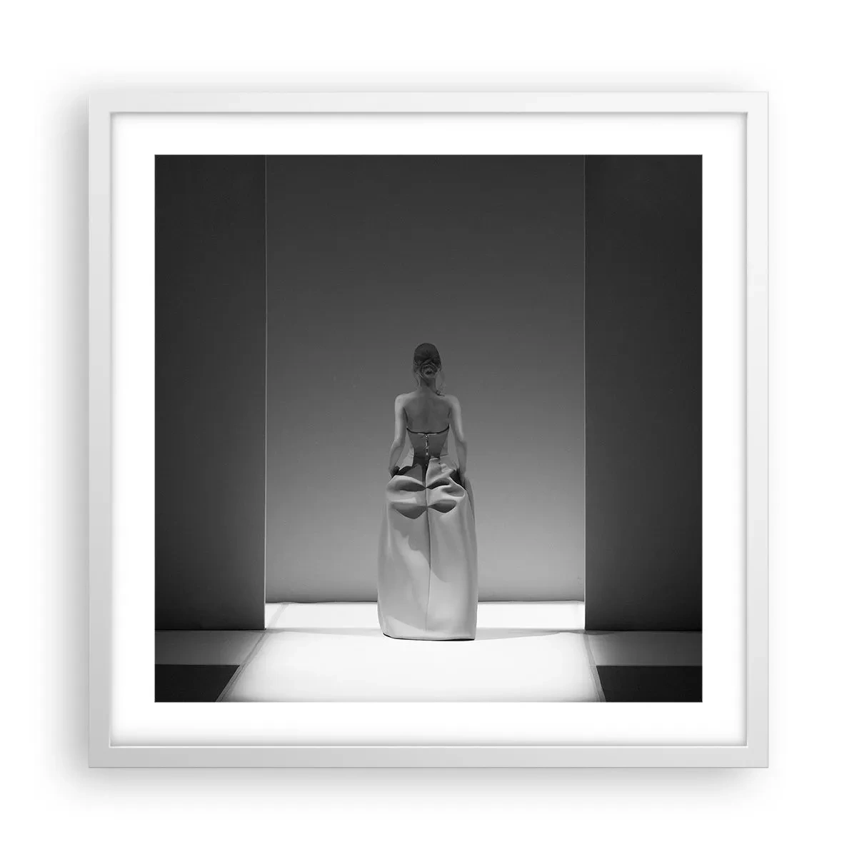 Plagát v bielom ráme - Rafinovaná jednoduchosť - 50x50 cm