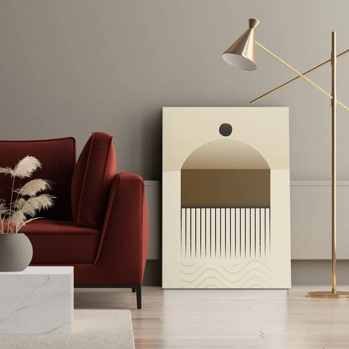 Obraz na plátne - Rôzne stavy - 50x70 cm