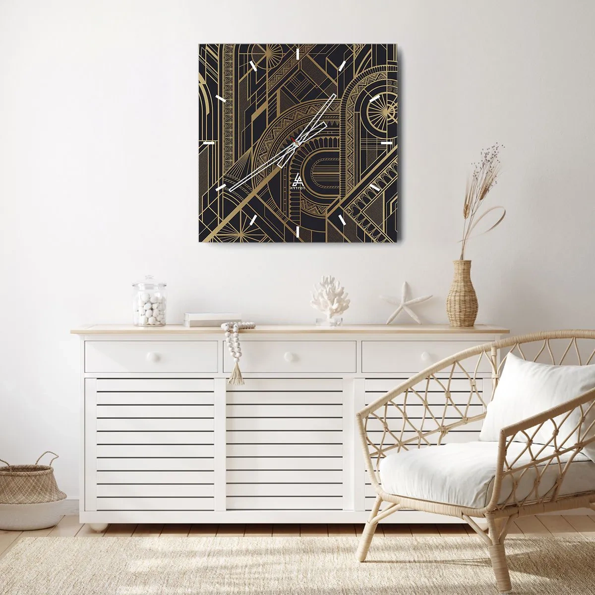 Nástenné hodiny - Koncepty, nápady, plány - 40x40 cm