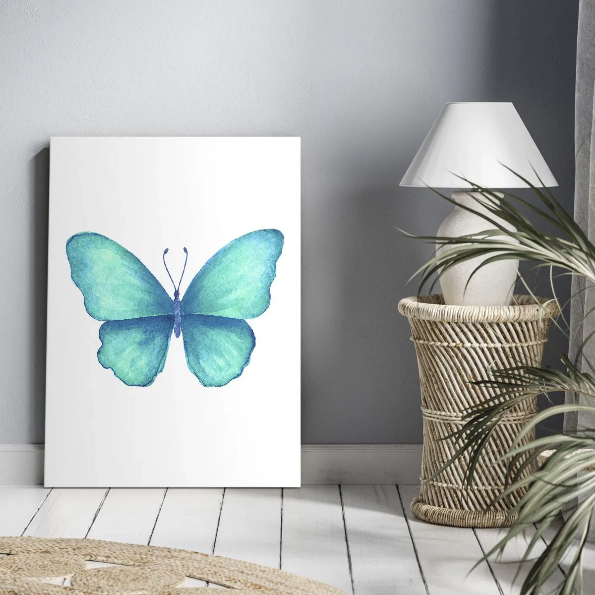 Obraz na plátne - Tyrkysový od prírody - 55x100 cm