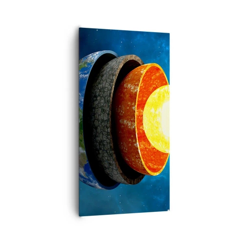 Obraz na plátne - Výprava do stredu Zeme - 65x120 cm