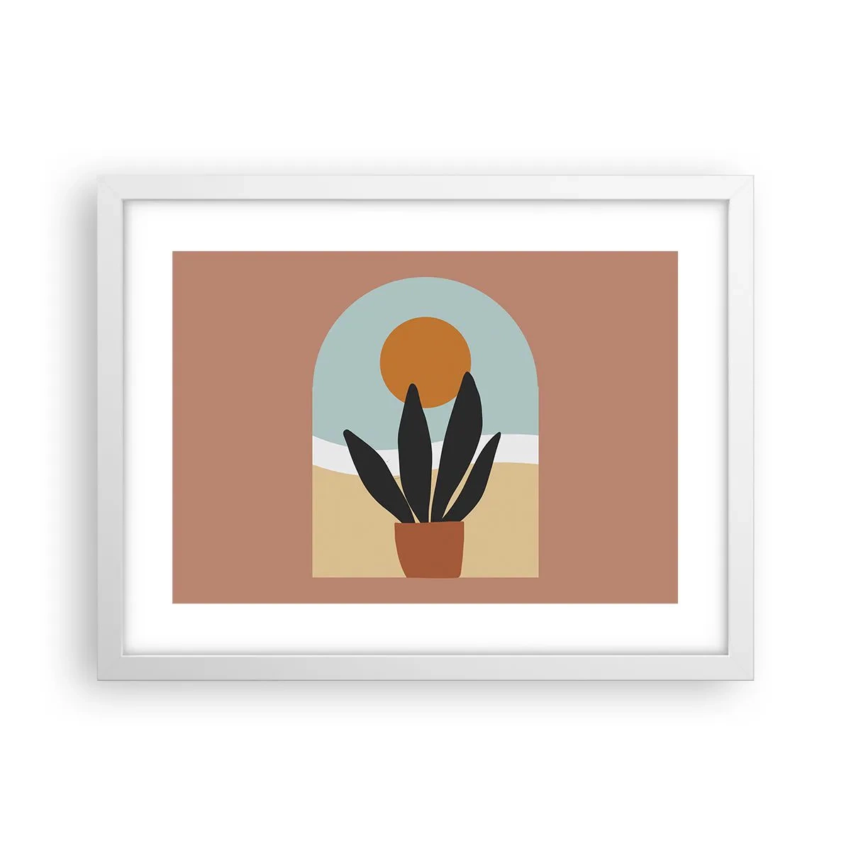 Plagát v bielom ráme - Malé radosti - 40x30 cm