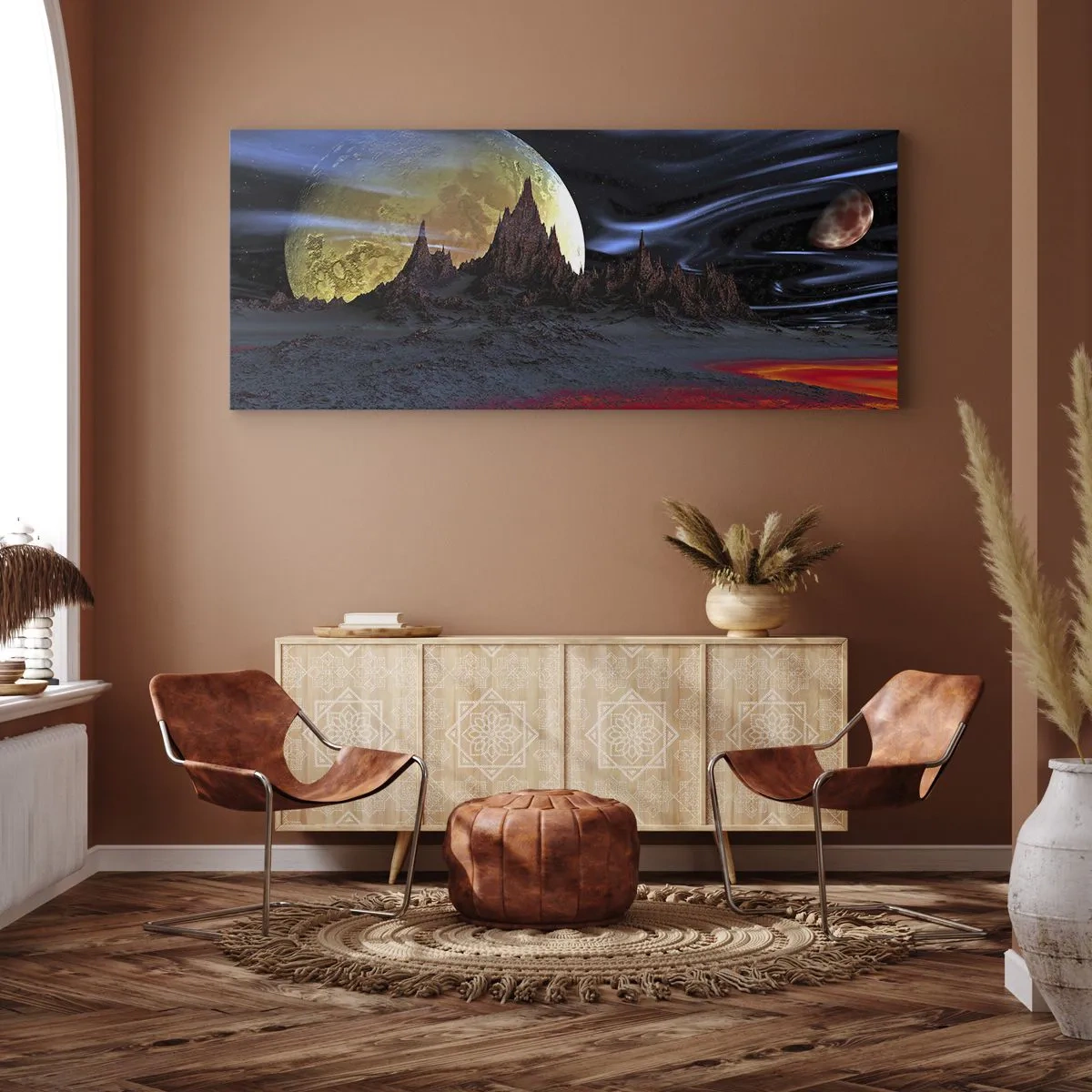 Obraz na plátne - Neznámy svet - 100x40 cm